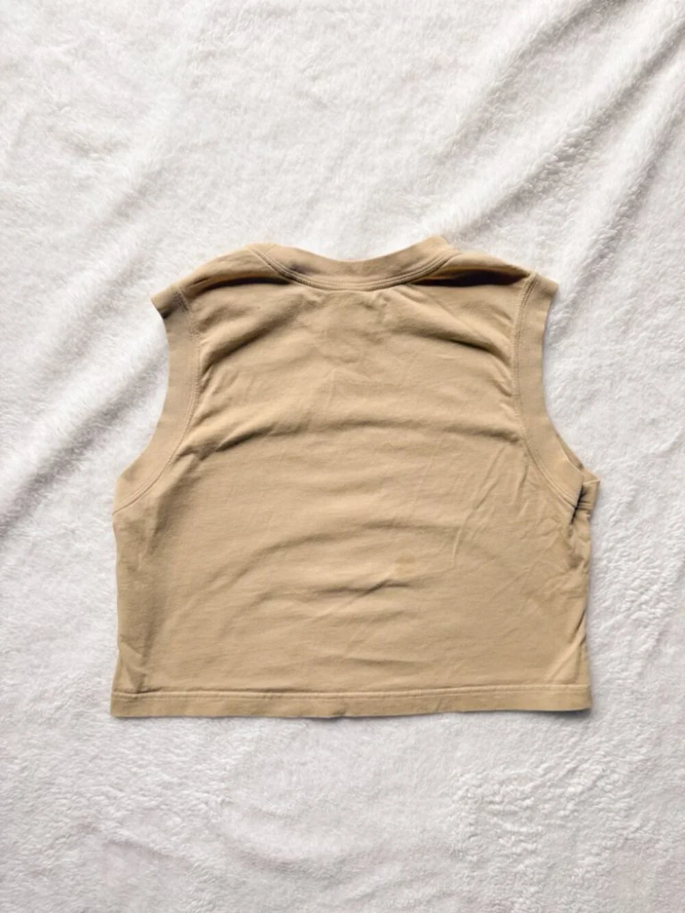Nike Sportswear Crop Tank Wheat Grass Athletic Dept 1972 Size Small DV0340-710